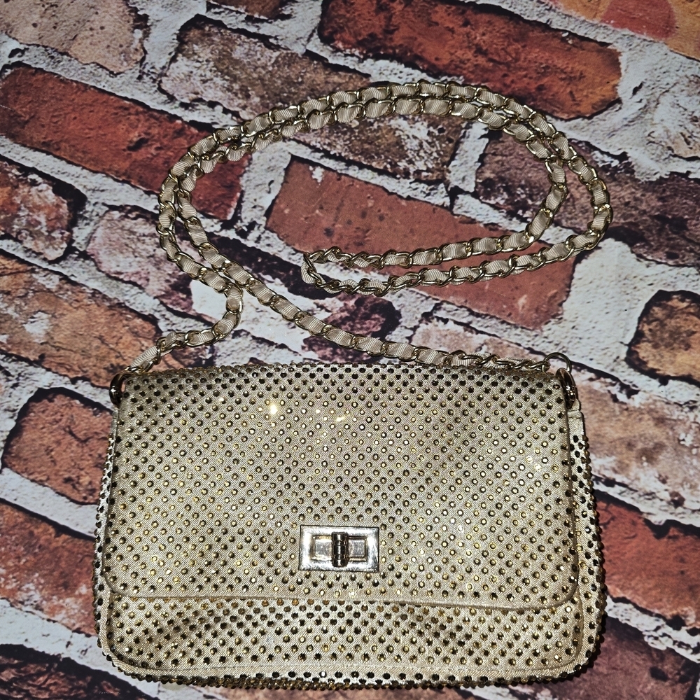 Gold Chain Crossbody Bag